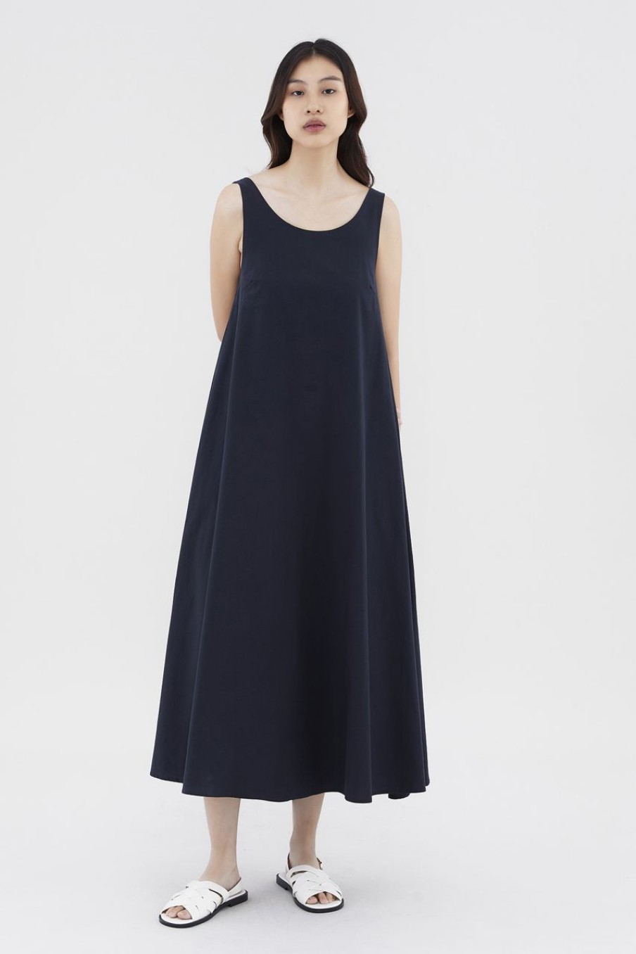 Women The Editor's Market Dresses | Londyn Tent Dress Eclipse