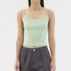 Women The Editor's Market Tops | Marloe Rib Crop Top Lotus