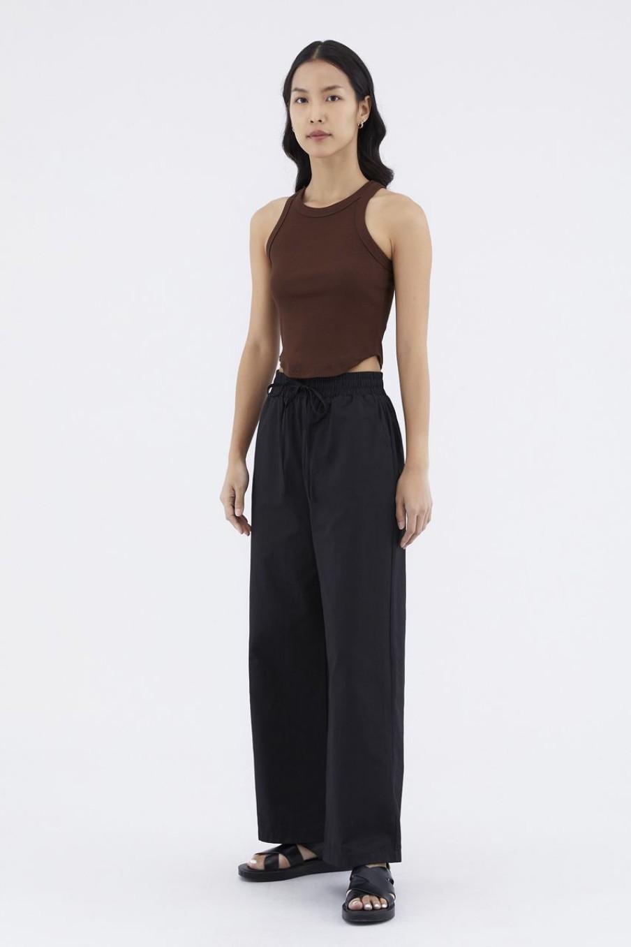 Women The Editor's Market Pants | Kastrelle Drawstring Pants Black