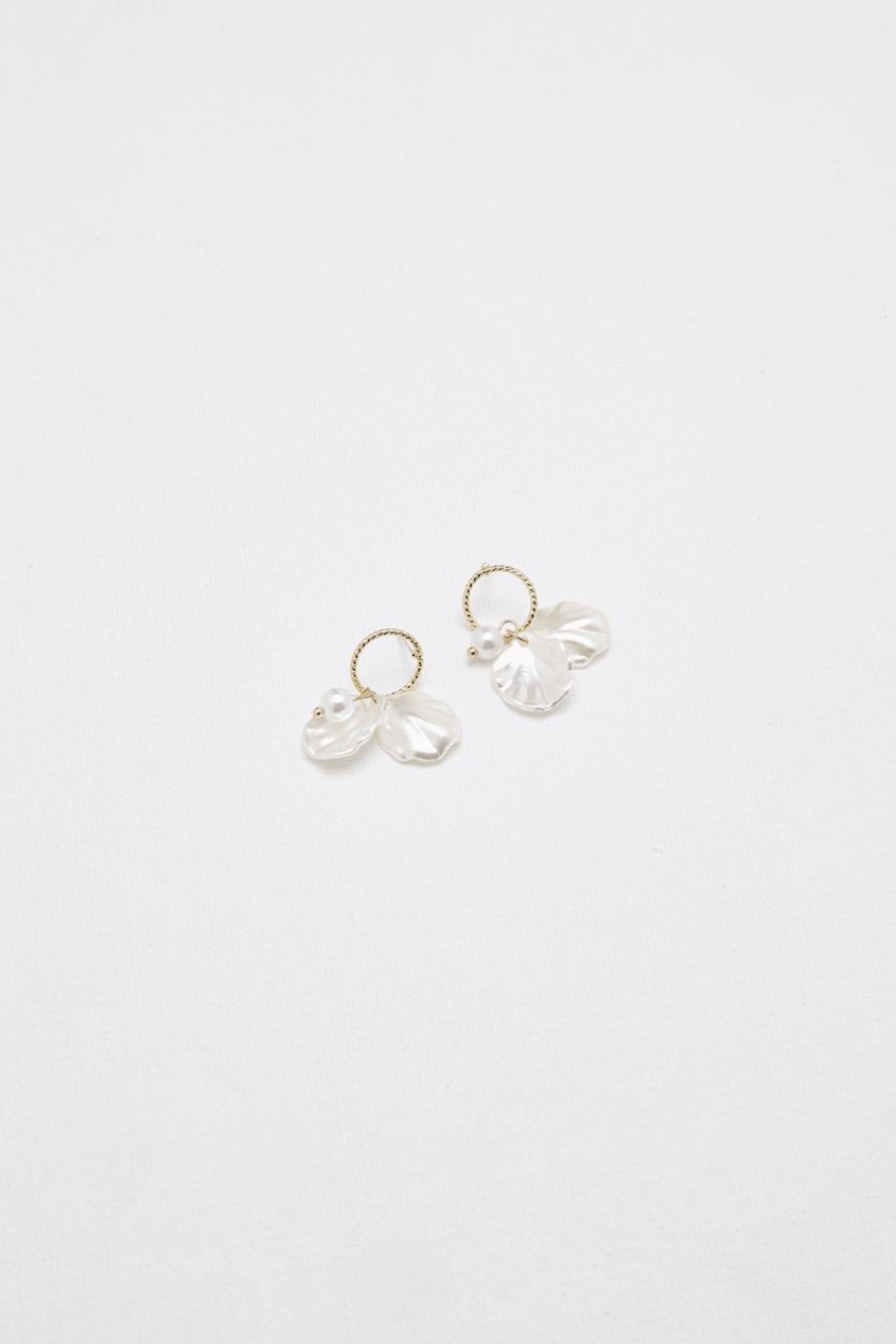 Women Afterall Earrings | Danice Shell Earrings Gold