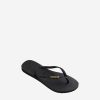 Women Havaianas Slippers | Havaianas Women Flip Flop Black/Gold - Metallic