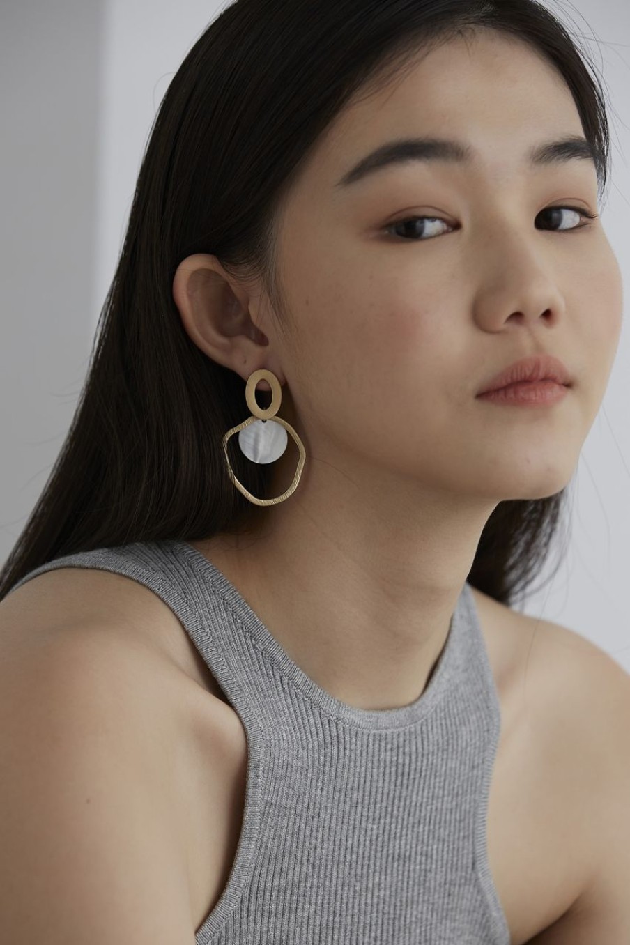 Women Afterall Earrings | Astrid Drop Earrings Matte Gold