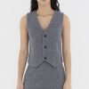 Women The Editor's Market Tops | Mervelyn Waistcoat Milky Way