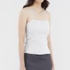 Women The Editor's Market Tops | Kysteria Linen Tube Top Fog