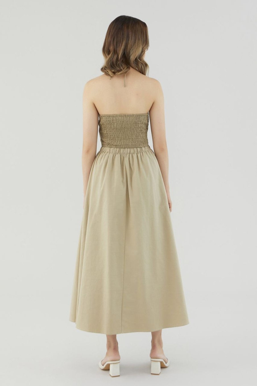 Women The Editor's Market Skirts | Dellis Drawstring Skirt Tan