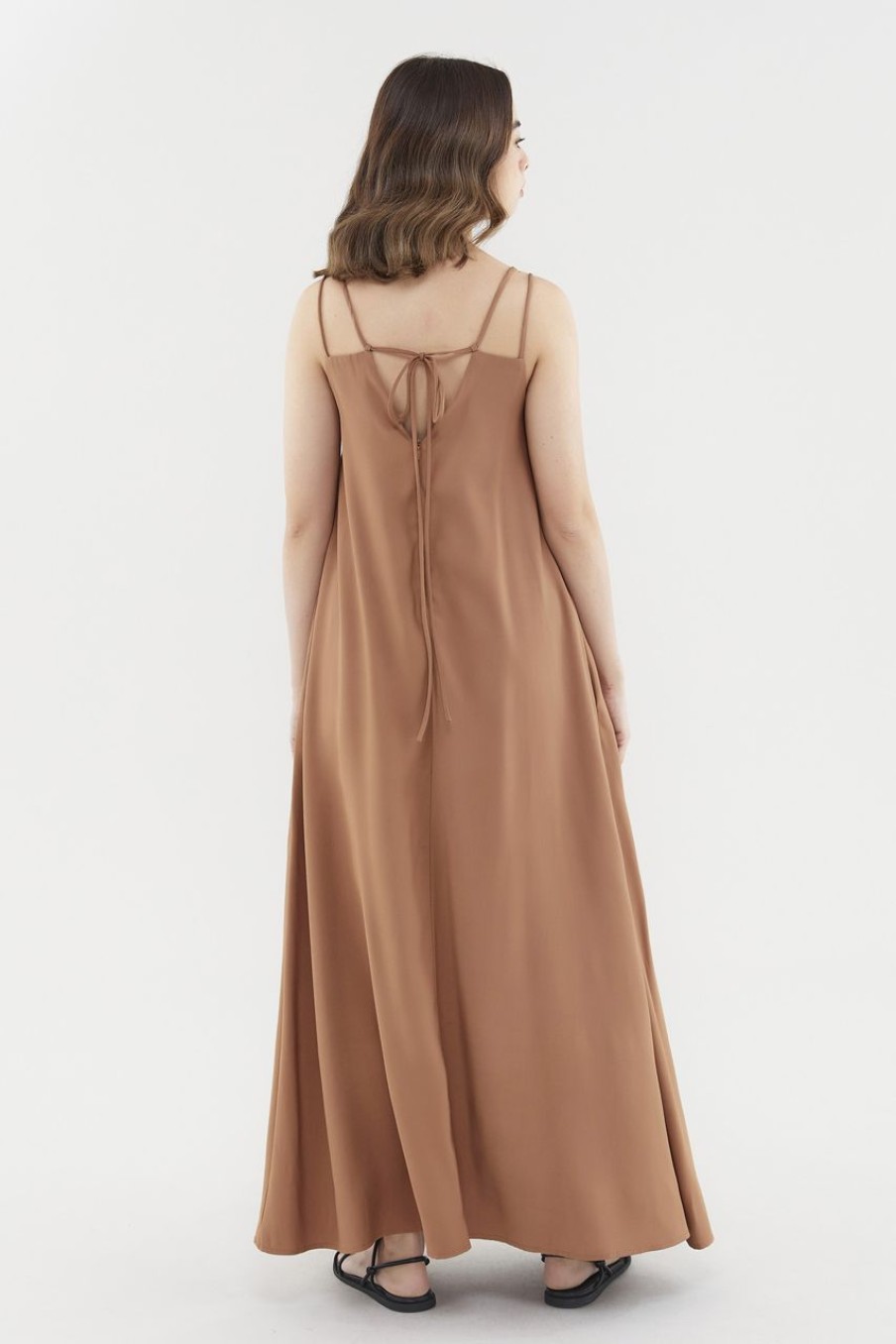 Women The Editor's Market Dresses | Noralyn Double-Strap Dress Rust