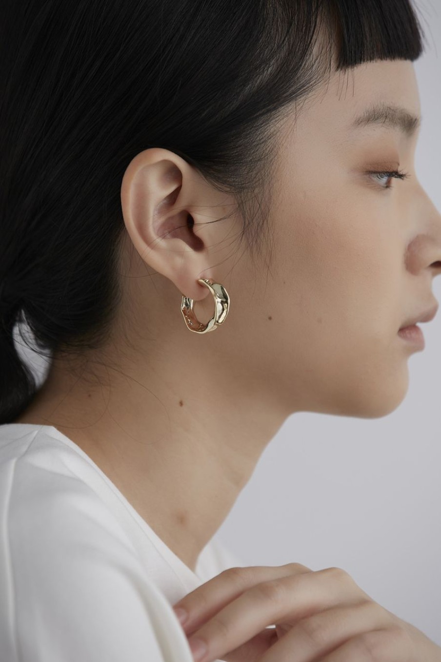 Women Afterall Earrings | Braelyn Hooop Earrings Gold