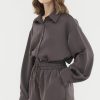 Women The Editor's Market Tops | Lennon Oversized Shirt Cedar