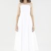 Women The Editor's Market Dresses | Aureelia Tie-Back Dress White