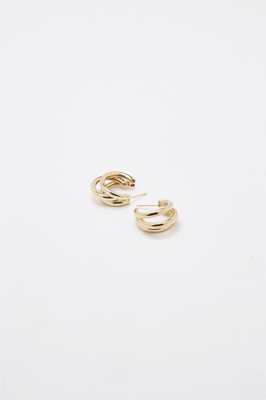 Women Afterall Earrings | Ariela Hoop Earrings Gold