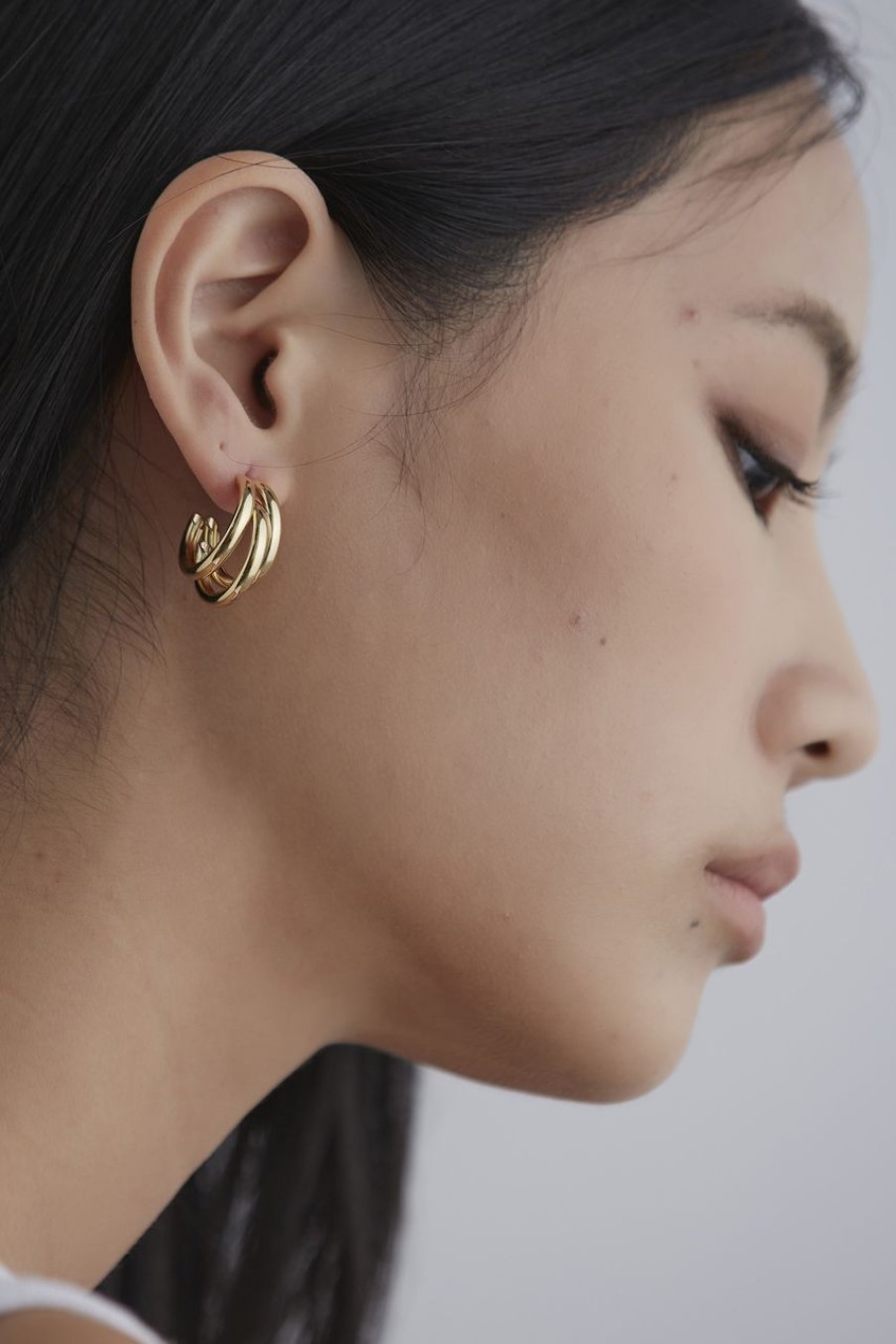 Women Afterall Earrings | Ariela Hoop Earrings Gold