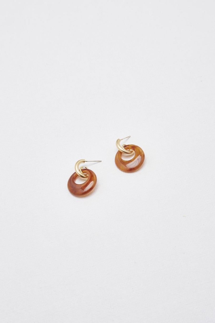 Women Afterall Earrings | Jude Drop Earrings Brown