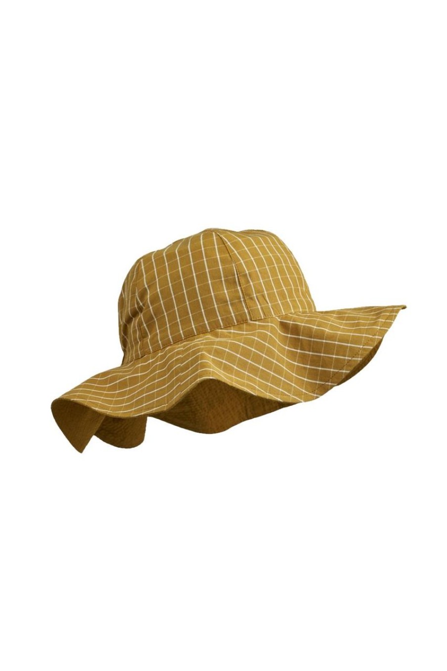 Kids Evryday Studios | Liewood Amelia Reversible Sun Hat Golden Caramel/White