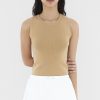 Women The Editor's Market Tops | Judie Knit Tank Camel