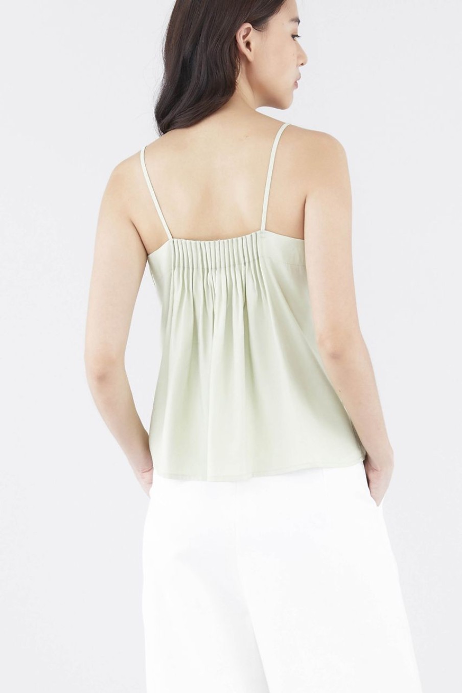 Women The Editor's Market Tops | Sorena Pleated Back Top Lotus