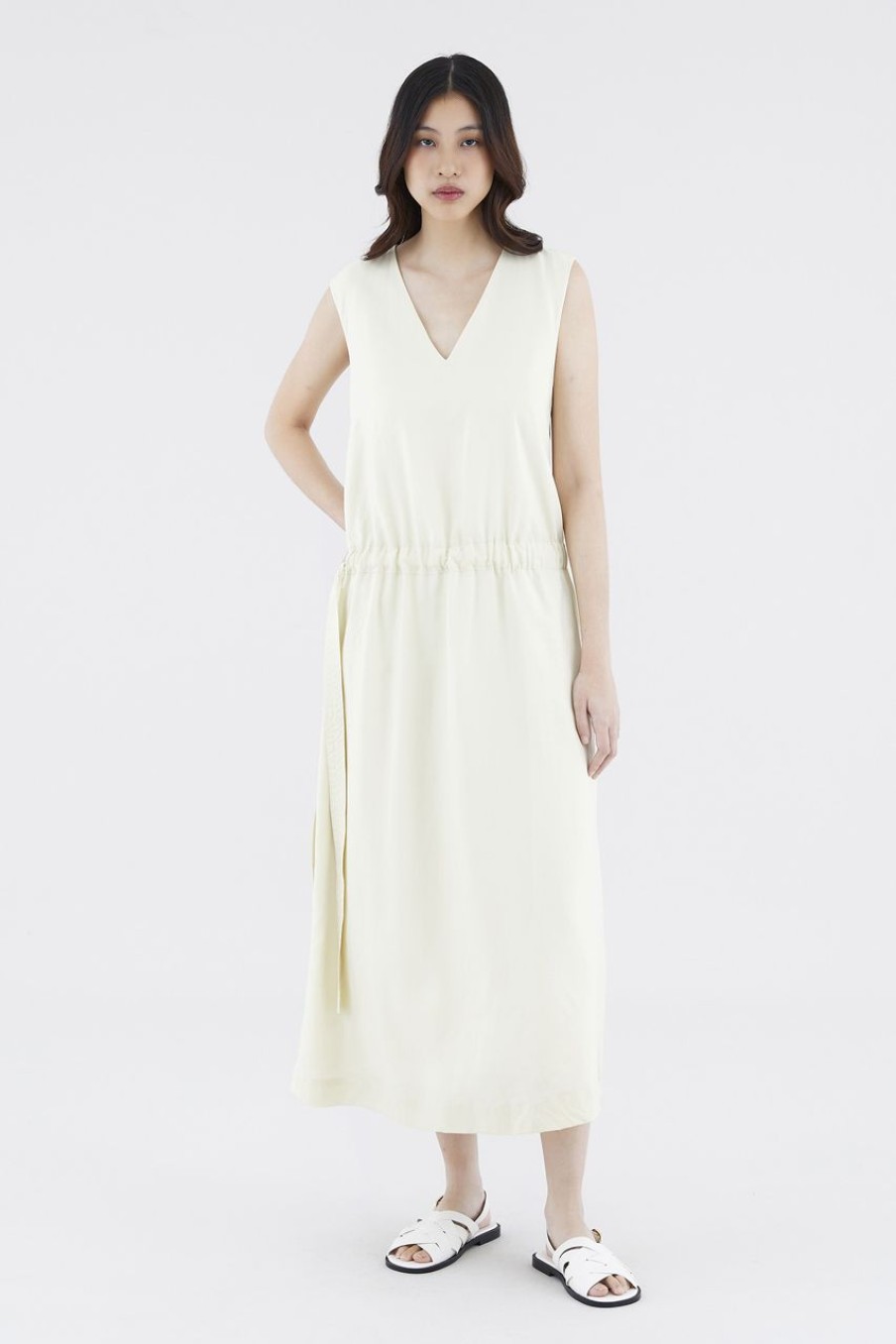 Women The Editor's Market Dresses | Sydeus Drop-Waist Dress Wheat