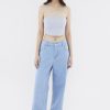 Women The Editor's Market Jeans | Solana Low-Rise Denim Jeans Light Blue