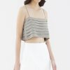 Women The Editor's Market Tops | Lyanne Pleated Cami Top Stone