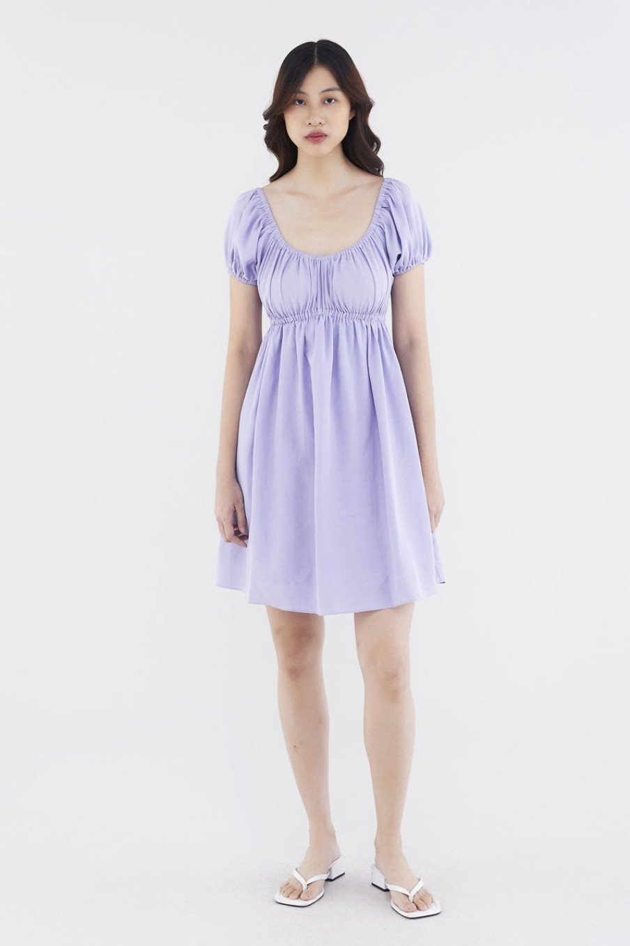 Women The Editor's Market Dresses | Annadre Smock Dress Orchid