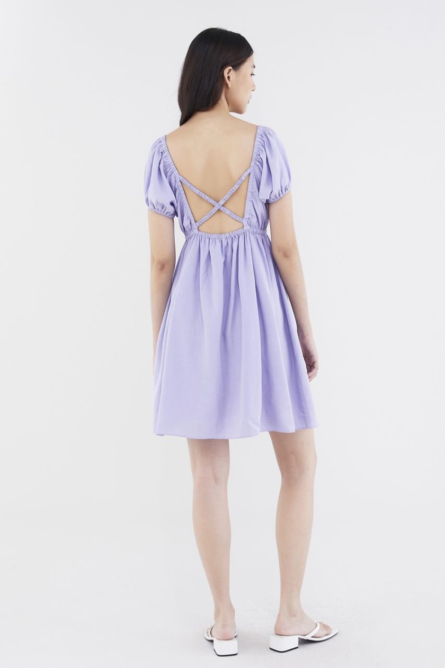 Women The Editor's Market Dresses | Annadre Smock Dress Orchid