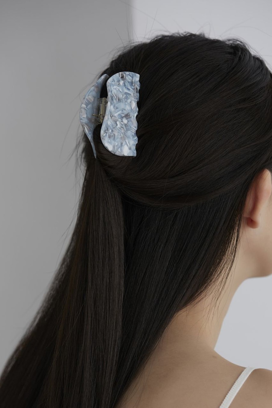 Women Afterall Hair Accessories | Reida Hair Claw Blue/Grey Marble