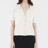 Women The Editor's Market Tops | Avery Polo Top Champagne