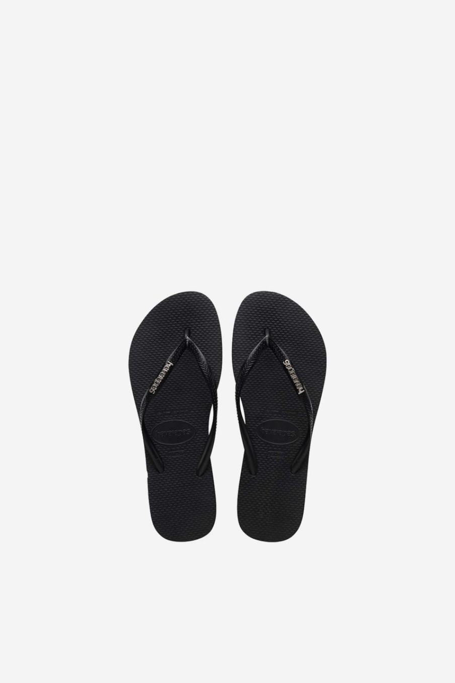 Women Havaianas Slippers | Havaianas Women Flip Flop Black/Silver - Metallic