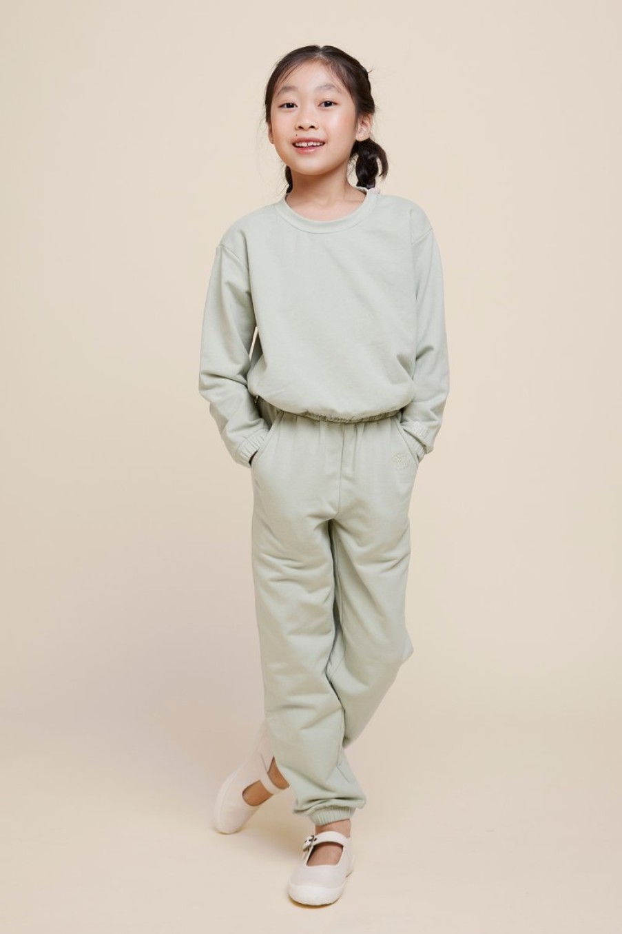 Kids Evryday Studios | Crew Neck Sweatshirt Sage