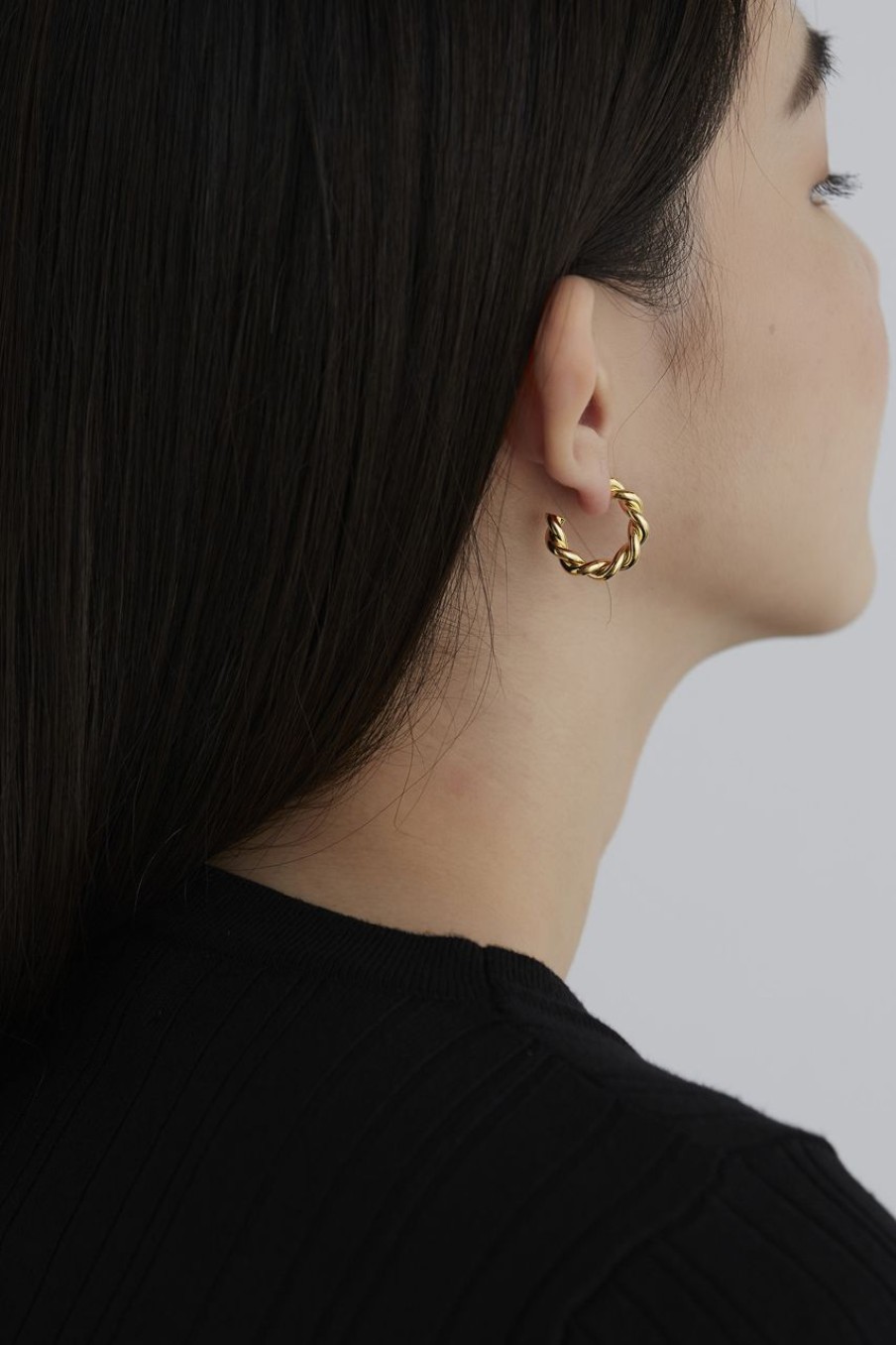 Women Afterall Earrings | Callan Hoop Earrings Gold