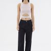 Women The Editor's Market Pants | Alaric Low-Rise Relaxed Pants Black