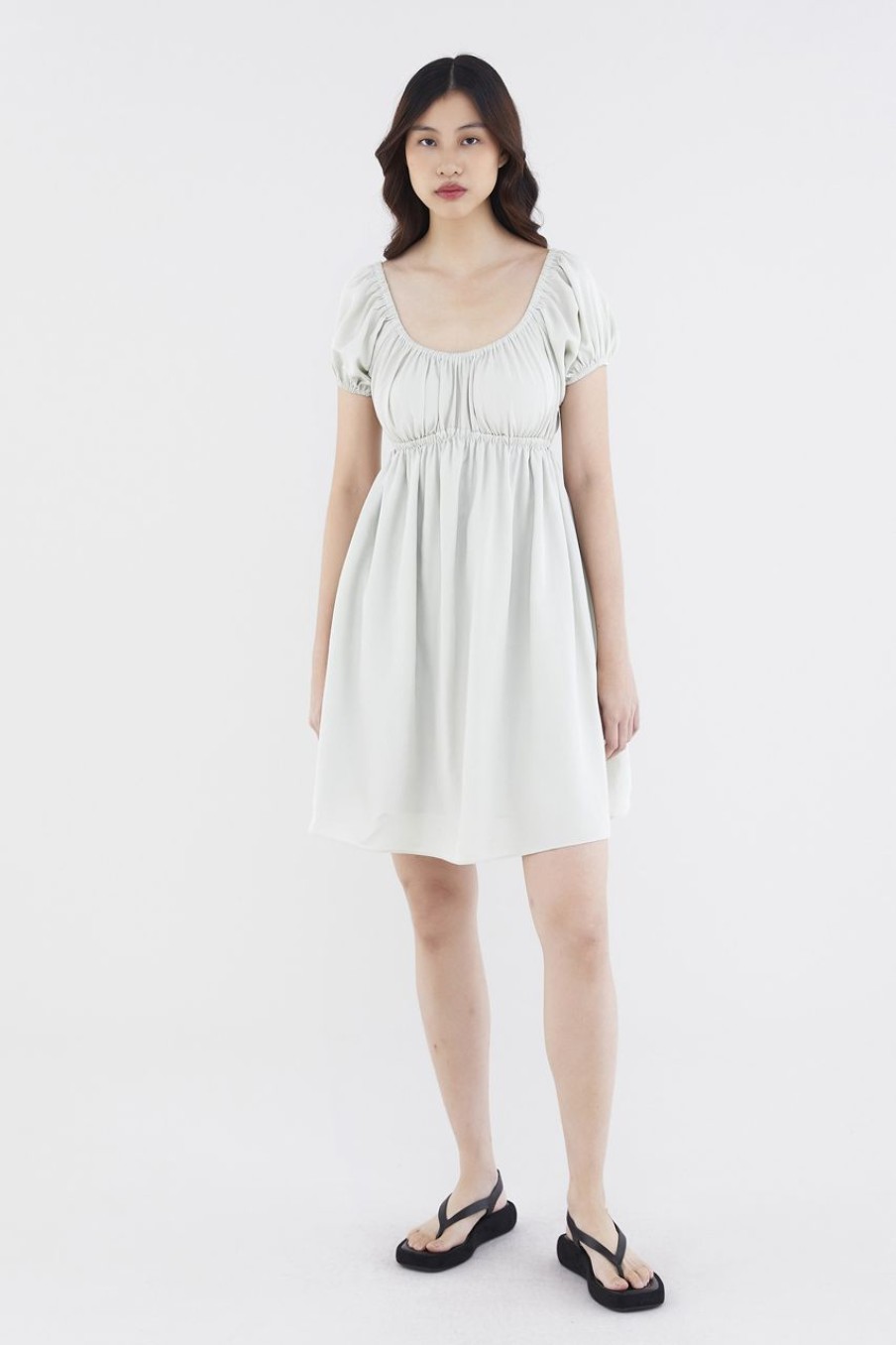 Women The Editor's Market Dresses | Annadre Smock Dress Dew