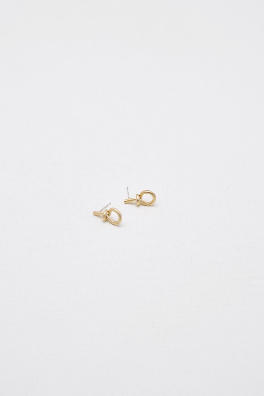 Women Afterall Earrings | Pavan Ear Studs Matte Gold