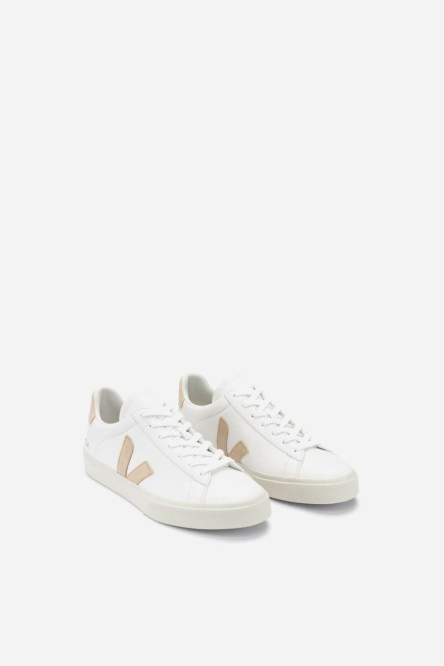 Women Veja Sneakers & Trainers | Veja Campo Chromefree White Almond