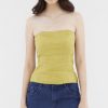 Women The Editor's Market Tops | Kysteria Linen Tube Top Citron