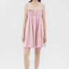 Women The Editor's Market Dresses | Chesca Linen Pleated Dress Carnation