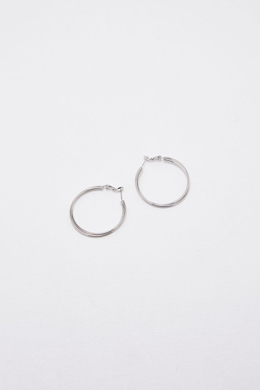 Women Afterall Earrings | Lia Hoop Earrings Silver