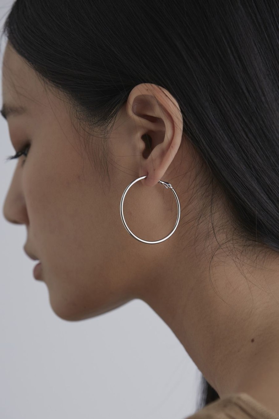 Women Afterall Earrings | Lia Hoop Earrings Silver