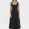 Women The Editor's Market Dresses | Giana Panelled Dress Black