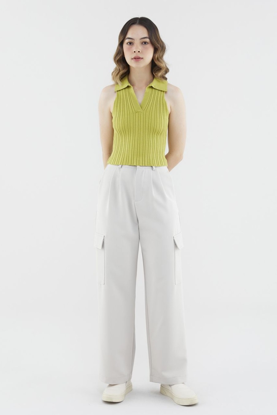 Women The Editor's Market Pants | Lylia Utility Pants Latte