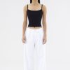 Women The Editor's Market Pants | Alaric Low-Rise Relaxed Pants White