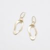 Women Afterall Earrings | Sabine Drop Earrings Matte Gold