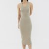 Women The Editor's Market Dresses | Nellie Knit Dress Taupe