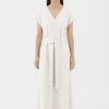 Women The Editor's Market Dresses | Estrella Kaftan Dress Latte