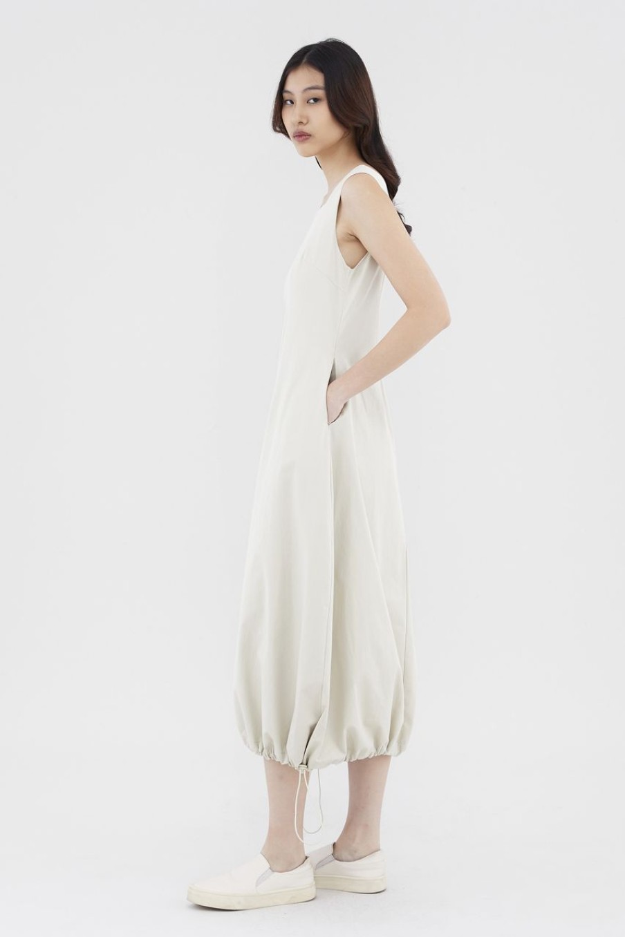 Women The Editor's Market Dresses | Gribelle Bubble Dress Bone