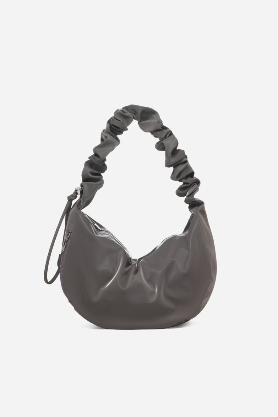 Women Carlyn Bags | Carlyn Babe Medium Glossy Grey