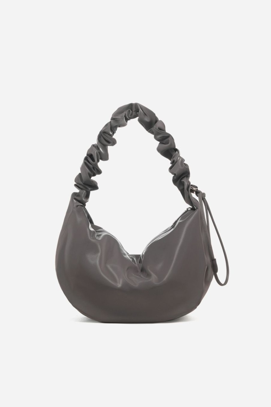 Women Carlyn Bags | Carlyn Babe Medium Glossy Grey