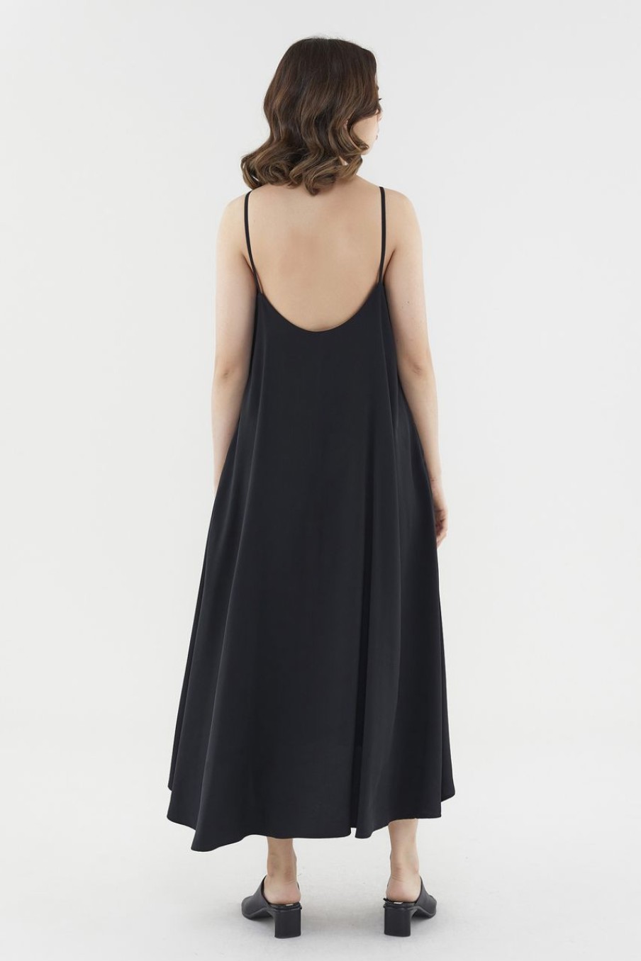 Women The Editor's Market Dresses | Genesis Scooped Back Dress Black