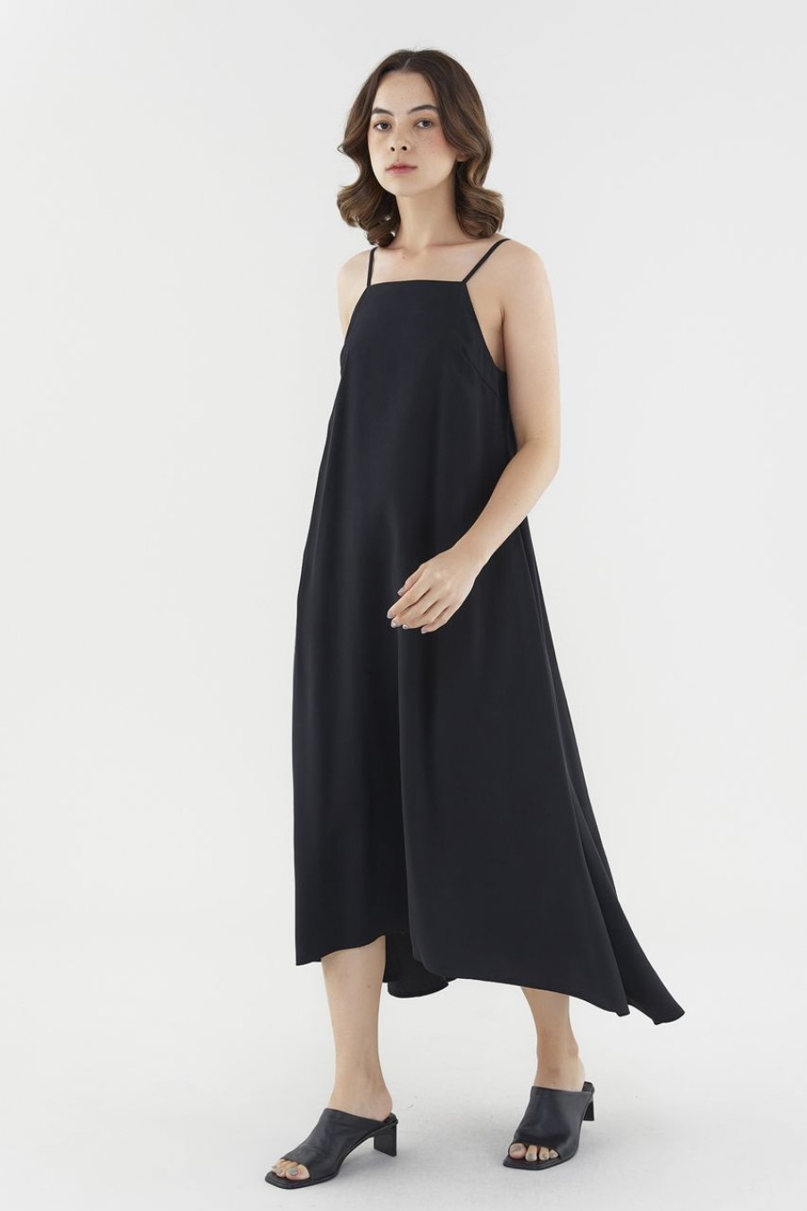 Women The Editor's Market Dresses | Genesis Scooped Back Dress Black