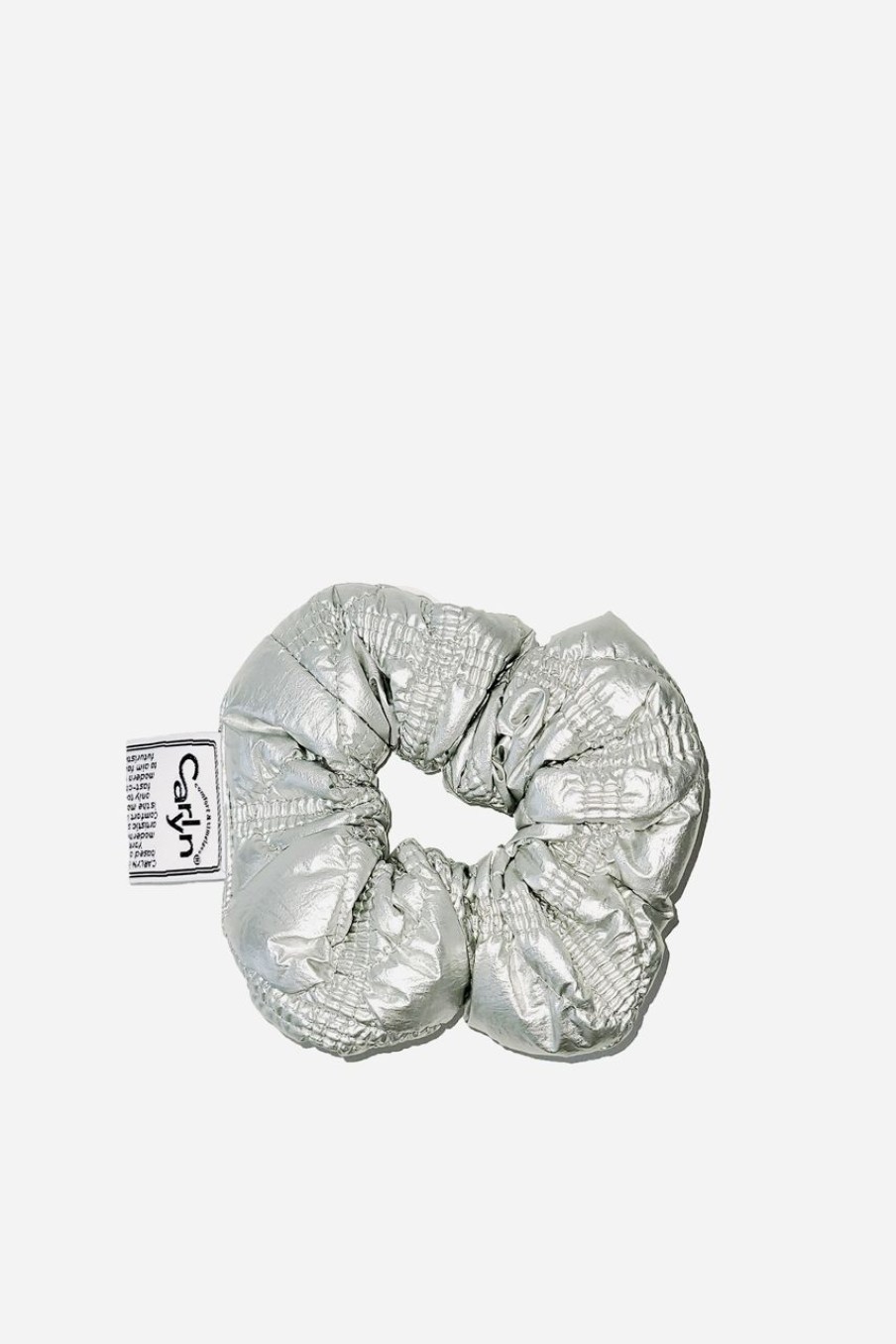 Women Carlyn Hair Accessories | Carlyn Poing Scrunchie Silver