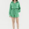 Women The Editor's Market Shorts | Georgina Relaxed Shorts Spring Green